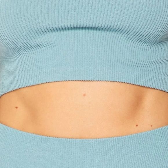 COPY - Seamless Rib-Knit Crop Tank 2 Piece Set - Seamless - Athleticwear -Two P… - Picture 7 of 7